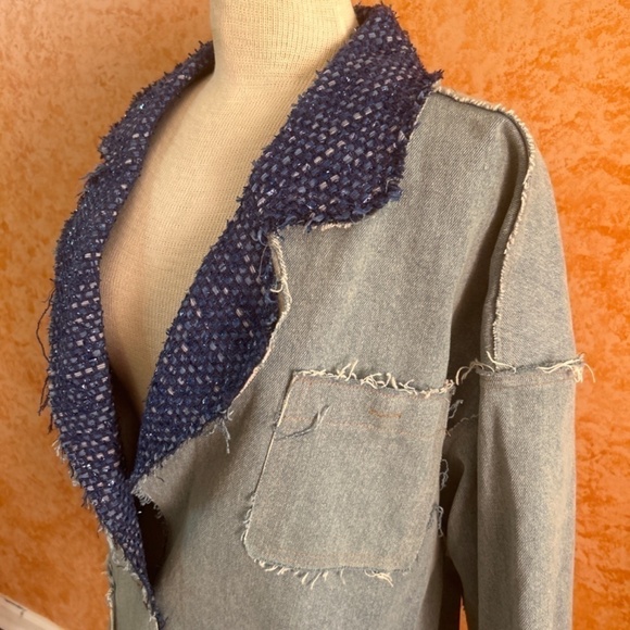 BEULAH Denim Jacket Size M/L - Picture 3 of 11